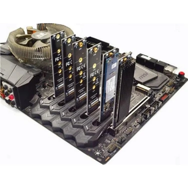 Daisy Home 9143 M.2 Nvme SSD Ngff To Pcie 3.0 X1 Adaptör Pcıe Ten Pcı-E 3.0 1x Destekli Yalnızca