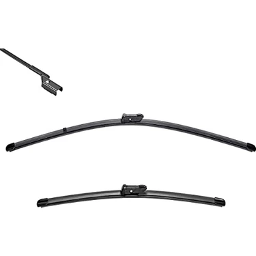 Cekar Store Silencio Flat Blade Set Silecek Seti Jaguar Xe (2015 ve Sonrası), Jaguar Xf (2017 ve