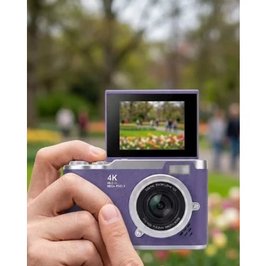 Zenvia 48 Mp Dijital Fotoğraf Makinesi 4K Video Flip Ekranlı
