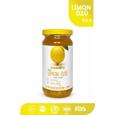 Zadelife Taneli Limon Özü 315 Gr-Lansmana