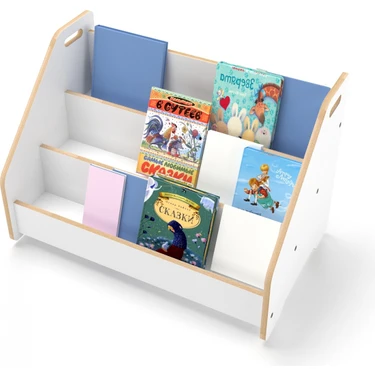 Minera Anka Montessori Ahşap Yer Kitaplığı /