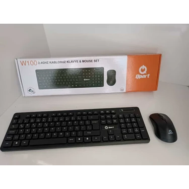 QParts Qpart W100 2.4 Ghz Kablosuz Klavye & Mouse