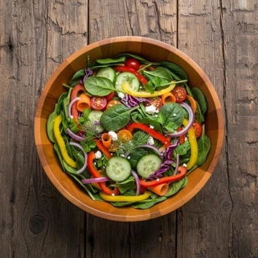 Mabeyn Doğal Akasya Ahşap Salata ve Sunum Kasesi – 30X13 cm Ekstra Derin ve Büyük Boy El Yapımı