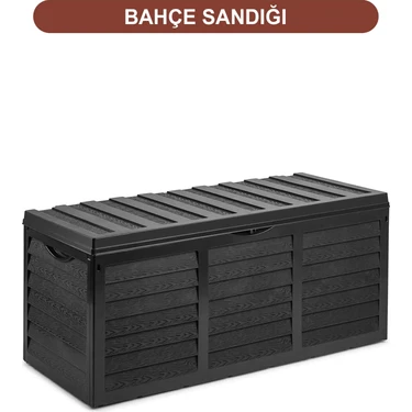 Serinova Plastik Depolama Bahçe Sandığı Bahçe Dolabı Bahçe Mobilyası 320
