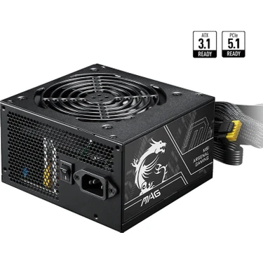 MSI Msı Psu Mag A750BN Pcıe5 Iı Power Supply Fiyatı
