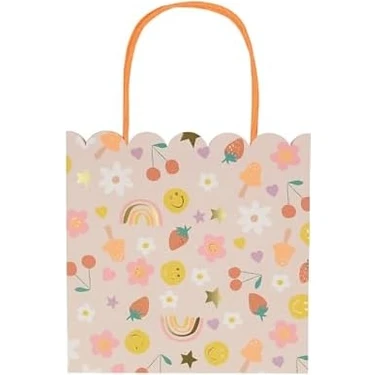 Mabeyn - Happy Face Party Bags - Mutlu Yüz Semboller Parti Çantaları