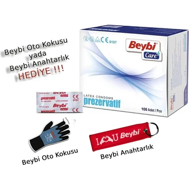 Beybi Lateks Prezervatif 100'lü Kutu Doğal Kauçuk ile İnce Dokulu Güvenli