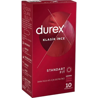 Durex Prezervatif Klasik Ince