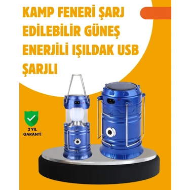 Die Grup  USB Şarjlı Çok Fonksiyonlu Kamp Feneri – Taşınabilir ve