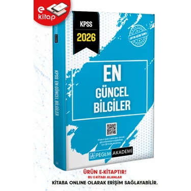 Pegem Akademi Yayıncılık 2026 Kpss En Güncel Bilgiler