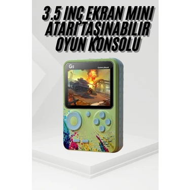 Die Grup Game Box Oyun Konsolu 500 Retro Oyunlu Mini Taşınabilir 3