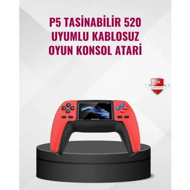 Die Grup P5 Retro Gamepad 520 Oyunlu Taşınabilir Oyun