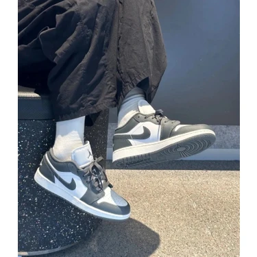 Nike Air Jordan 1 Low Gs Iron Grey Basketbol