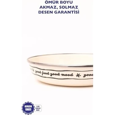 Mabeyn Mood Emaye Bowl Tabağı - Bowl Kase - Salata Kasesi - Sunum