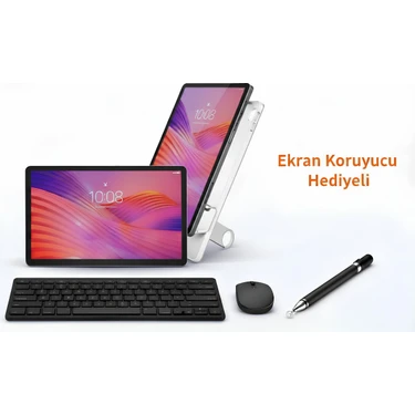 Lenovo Tab 10.1 Inç 4/128GB Kılıf + Klavye + Mouse + Kalem + Ekran Koruyucu