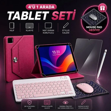 Jolita Tcl Tab 11 Gen2 11 Uyumlu 4'lü Tablet Seti Klavye + Fiyatı