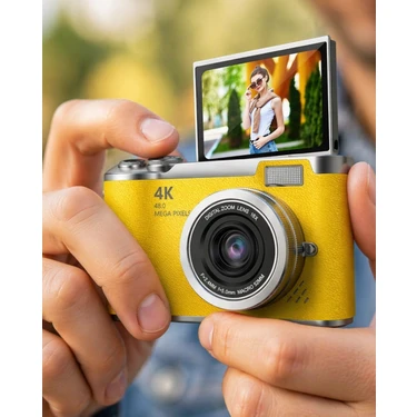 Nacario Mey Ithalat® Yüksek Çözünürlüklü 48 Mp Kamera 4K Video Çekim Selfie Vlog Fotoğraf