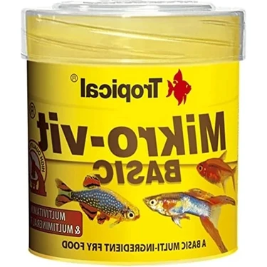 Hakay Yavru Balıklar Için 50 ml 32 Gram Mikro-Vit Temel