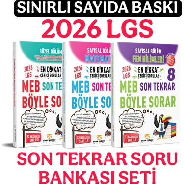 2026 Lgs Son Tekrar Sözel + Sayısal Bölüm Soru Bankası