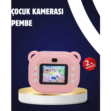 İlanib Ticaret Termal Baskılı Şipşak Kamera – 1080P Hd, 24MP, Çift Lensli ve Müzik