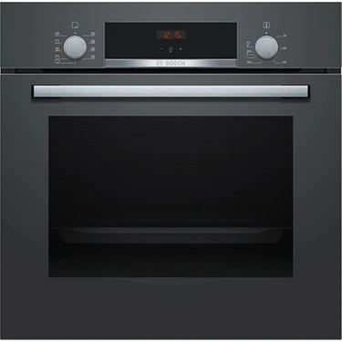 Bosch HBF514BH0T 66 lt Hacim ve 10 Programlı Ankastre Fırın, Şık Gri Tasarım ile Enerji