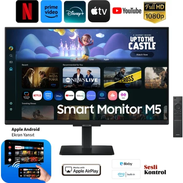 Samsung 32 Inç 81 cm Görüntü Alanlı Akıllı Smart Monitör Tv 3840X2160 4K UHD Çözünürlük HDR10