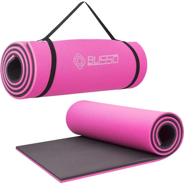 Busso PLT31 1,6 cm Kalınlığında Pembe Pilates Matı Dayanıklı Kullanım İçin Tekil