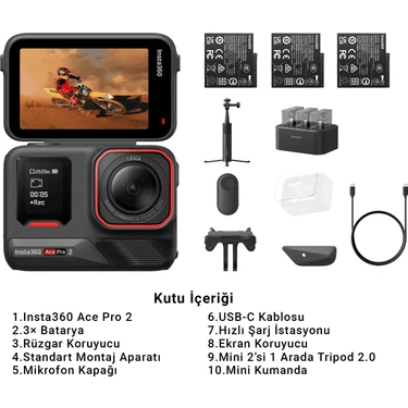 INSTA360 Ace Pro 2 8k Aksiyon Kamerası Içerik Üretici Fiyatı, 5.0