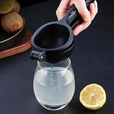 Yenibağ Limon Sıkacağı Limon Presi Siyah Metal Limon Sıkacağı, Döküm Naranciye