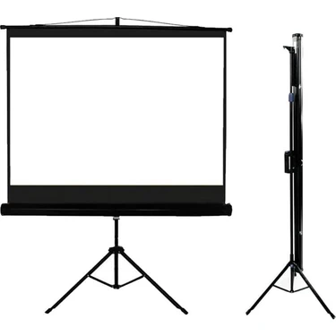Yenibağ Tx-18 180X180CM Tripod Ayaklı Taşınabilir Projeksiyon Perdesi,