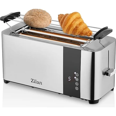 ZLN6234 Dijital Ekmek Kızartma Makinesi | 4 Dilim Kapasite | 7 Kademeli Isı Ayarı | LED Ekran |