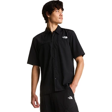 The North Face M Packable Short Sleeve Shirt Erkek Outdoor Kısa Kollu Gömlek NF0A8FTQJK31