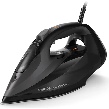 Philips 7500 Serisi Azur Buharlı Ütü 3200W, 55 g/dk Sürekli Buhar, 260 g Şok Buhar, SteamGlide