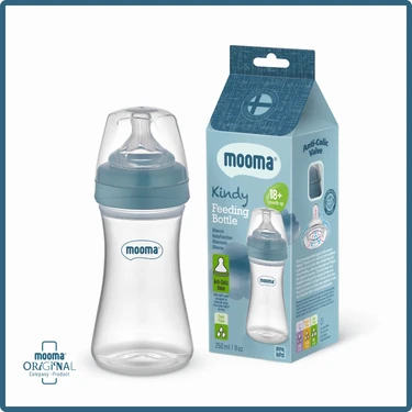 Mooma Kindy Antikolik Bebek Biberonu 250 ml / BPA İçermez / 18+ Ay - Bowl