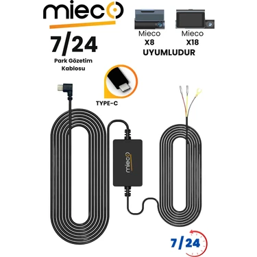 Mieco X8 ve X18 Uyumlu Park Modu Akü Bağlantı Kablosu / Hardware Kit