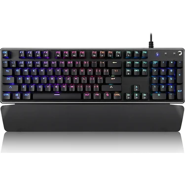 GamePower Calypso Kablolu Oyun Klavyesi RGB Optik Mavi Switch ve Kare Tuş Formu