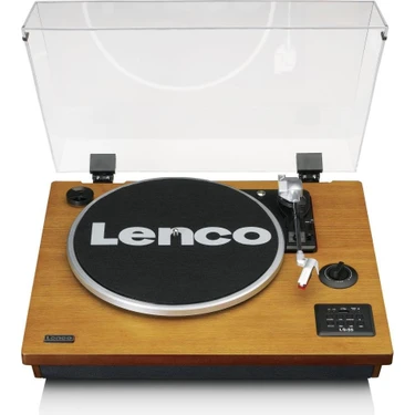 Lenco LS-55 Ahşap Hoparlörlü Bluetoothlu Pikap USBli MP3 Kayıt Özellikli Estetik