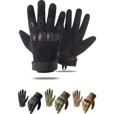Motiva 511 Model Taktik Combat Motosiklet Bisiklet Outdoor Sport Korumalı (Tam Parmak)