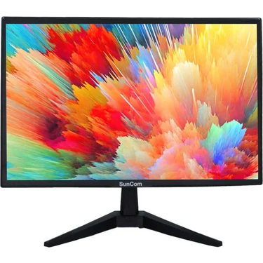 Suncom SM190VI 19" LED 5ms 60Hz 1440X900 Hd VGA HDMI (Vesa) Siyah