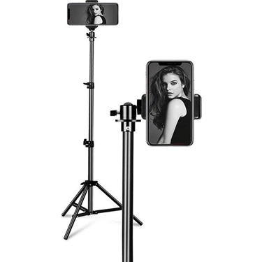 Microcase 3 Ayak Sabit Alüminyum Telefon Kamera Dslr Tripodu 201 cm