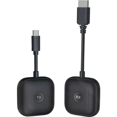 Dora Shopping Kablosuz Hd Görüntü Aktarıcı Seti Usb-C Tx Rx | 1080P 60Hz Tak Çalıştır | Bilgisayar