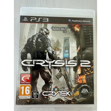 EA Ps3 Crysıs 2 Orjinal Oyun Kitapçık Var 10/10 Disk