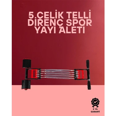 Eco Port Ayarlanabilir Elastik Yaylı Ergonomik Tasarımlı Kas Güçlendirme