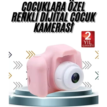 Marsilyan Çocuklara Özel Fotoğraf ve Video Çeken Mini Çok Renkli Fotoğraf