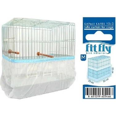 Fit Fly Kapalı Lüx Kuş Kafesi Tülü