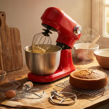Emsan Bella Gusto Pro Stand Mikser Kırmızı