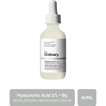 The Ordinary Hyaluronic Acid 2% + B5 - Derinlemesine Nemlendirici Serum