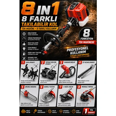 Wüber 8x8 Arazi Tip Ultra Güçlendirilmiş 8ın1 Benzinli Fiyatı