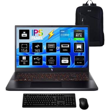 Acer nitro V 15 ANV15-52 Intel Core I5 13420H 16GB 512GB SSD RTX5050 W11 Pro 15.6'' 165Hz
