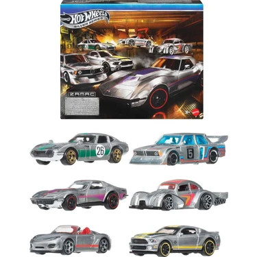 1:64 Hot Wheels Silver Serisi Zamac Temalı 6'lı Araba Seti Fiyatı